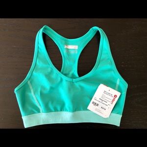 NEW Small Marmot Layer Up Sports Bra - aqua